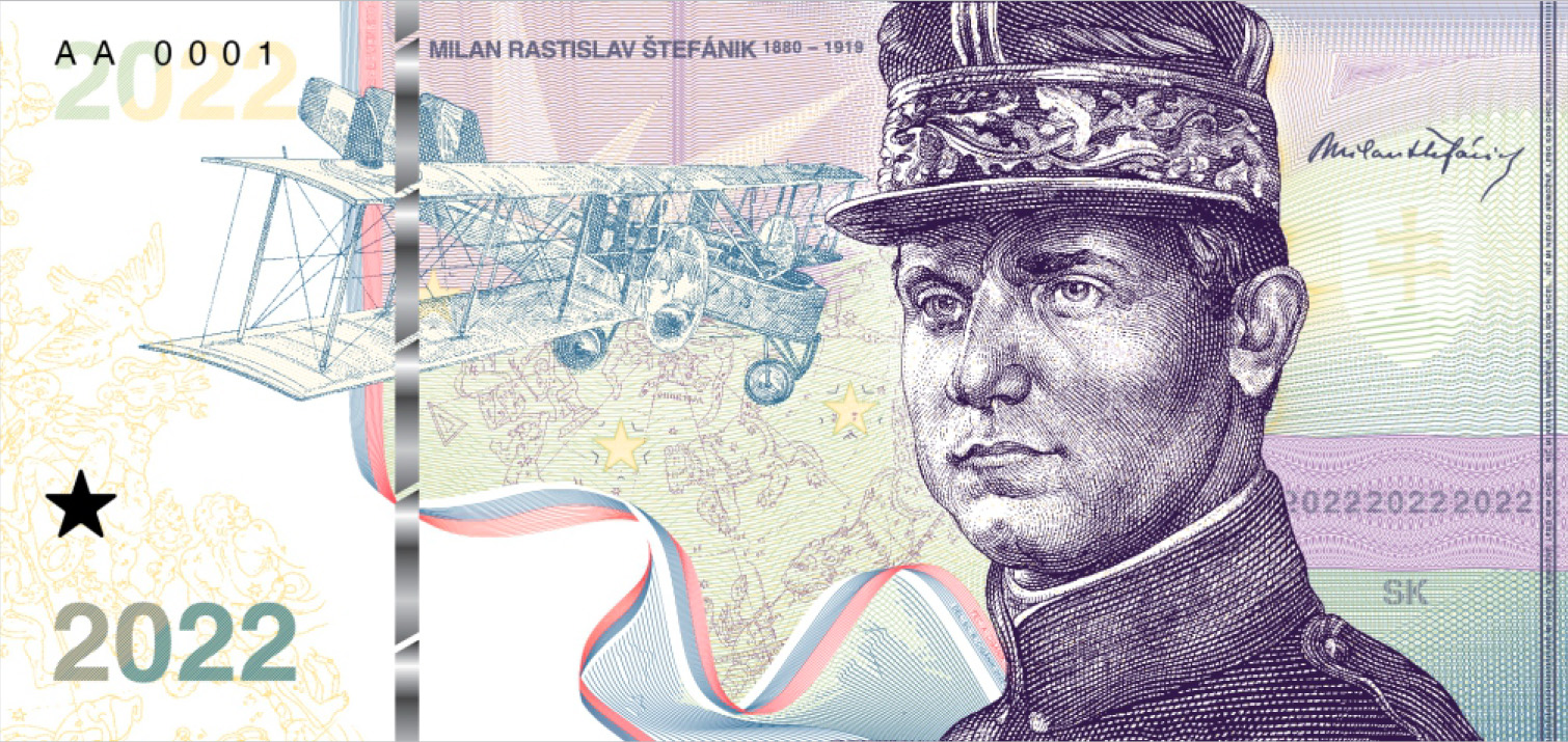 SLOVENSKO - MILAN RASTISLAV ŠTEFÁNIK
